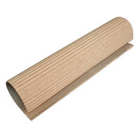 Corrugated cardboard blanks open flute 380x250 mm