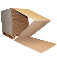 Continuous corrugated cardboard 2 corrugations 100x150 mm...