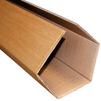 Continuous corrugated cardboard 2 flutes 150x200 mm (H x W)