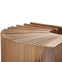 Continuous corrugated cardboard 2 flutes 150x200 mm (H x W)