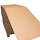 Continuous corrugated cardboard 2 flutes 150x200 mm (H x W)