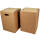 Single piece cardboard stool brown | 300x300x420 mm