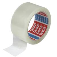 Tesa PP adhesive tapes 64014 - strong adhesive strength | 50 mm x 66 rm | transparent