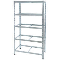 Galvanized metal heavy duty shelving 1800x1000x500 mm - 5...