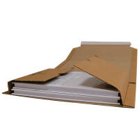 Wrap-around packaging with tear-open perforation 245x165x20-70 mm (DIN A5+)