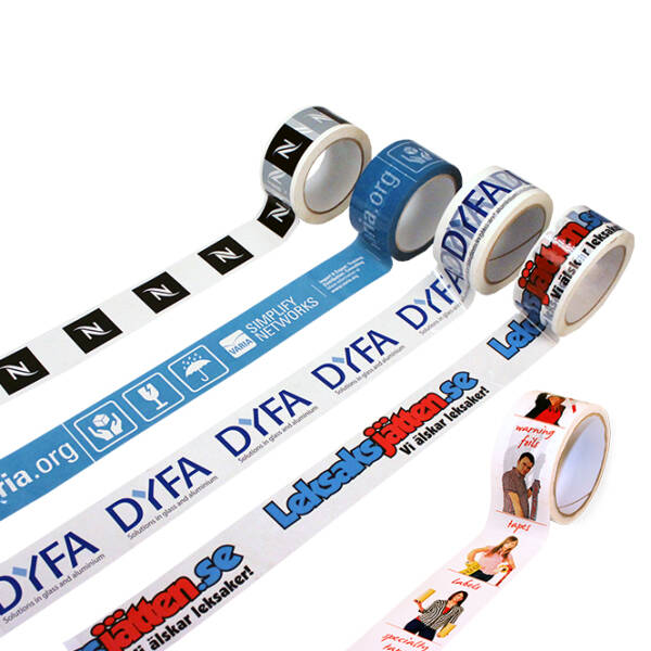 PP adhesive tapes custom printed white, photo print