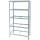 Galvanized metal heavy duty shelving 1800x1000x400 mm - 5 shelves