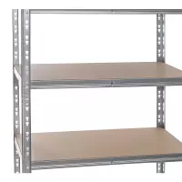 Galvanized metal heavy duty shelving 1800x1000x450 mm - 5 shelves