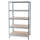 Galvanized metal heavy duty shelving 1800x1000x450 mm - 5 shelves