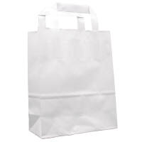 Paper carrier bags 220x100x360 mm|white