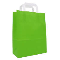 Paper carrier bags 180x80x220 mm|green