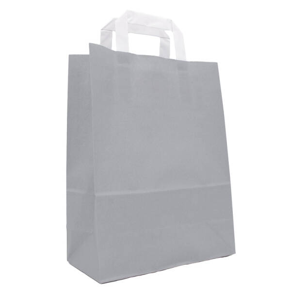 Paper carrier bags 320x120x400 mm|grey