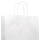 Paper carrier bags 260x120x350 mm|white|ribbed