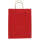 Paper carrier bags 320x120x410 mm|ribbed|red