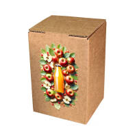 Kartons Bag-in-Box 3 Liter - Druckmotiv Apfel