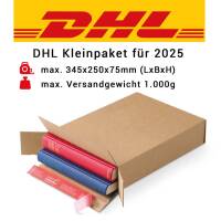 DHL Kleinpakete mit SK-Streifen 345x250x75 mm...