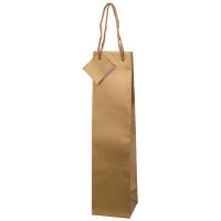 Carrier bags gold | 1 wine/champagne bottle|...