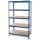 Metal heavy duty shelving blue 1800x1200x400 mm - 5 shelves