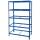 Metal heavy duty shelving blue 1800x1200x400 mm - 5 shelves