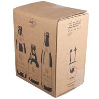 Shipping cartons BEER | 6 bottles 0,33 - 0,5 l | 255x175x294 mm