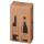 PREMIUM bottle cartons | 2 bottles 0,75 - 1 l | 204x108x368 mm