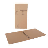 BOXXwell Flaschenversandkartons | 2 Flaschen 0,75 - 1 L | 202x102x380 mm