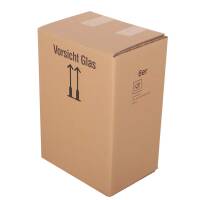 BOXXwell Flaschenversandkartons | 6 Flaschen 0,75 - 1 L | 282x205x380 mm