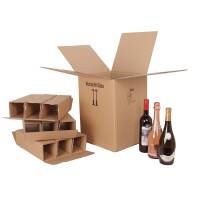 BOXXwell bottleshipping cartons | 9 bottles 0,75 - 1...