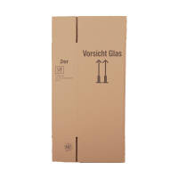 BOXXwell bottleshipping cartons without compartments | 2 bottles 0.75 - 1 l | 202x130x380 mm